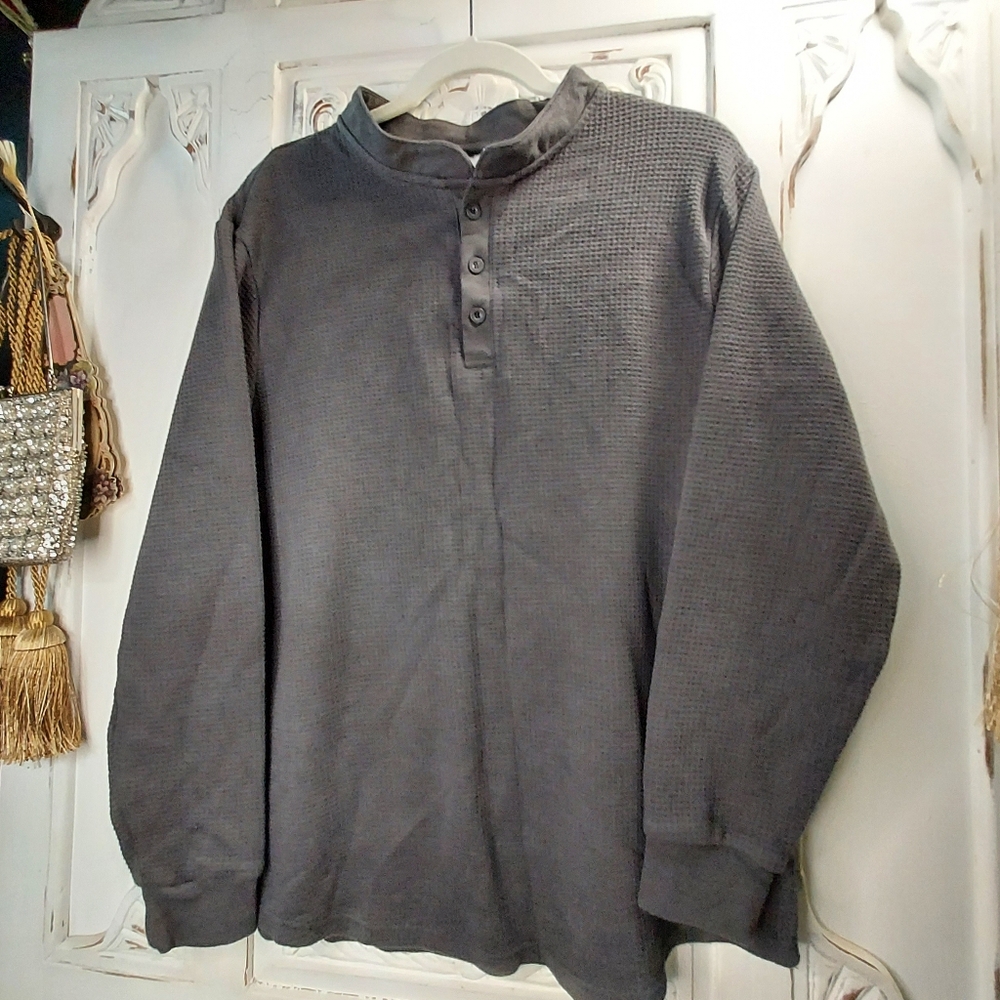 Highland Originals Waffle Knit long sleeve tee